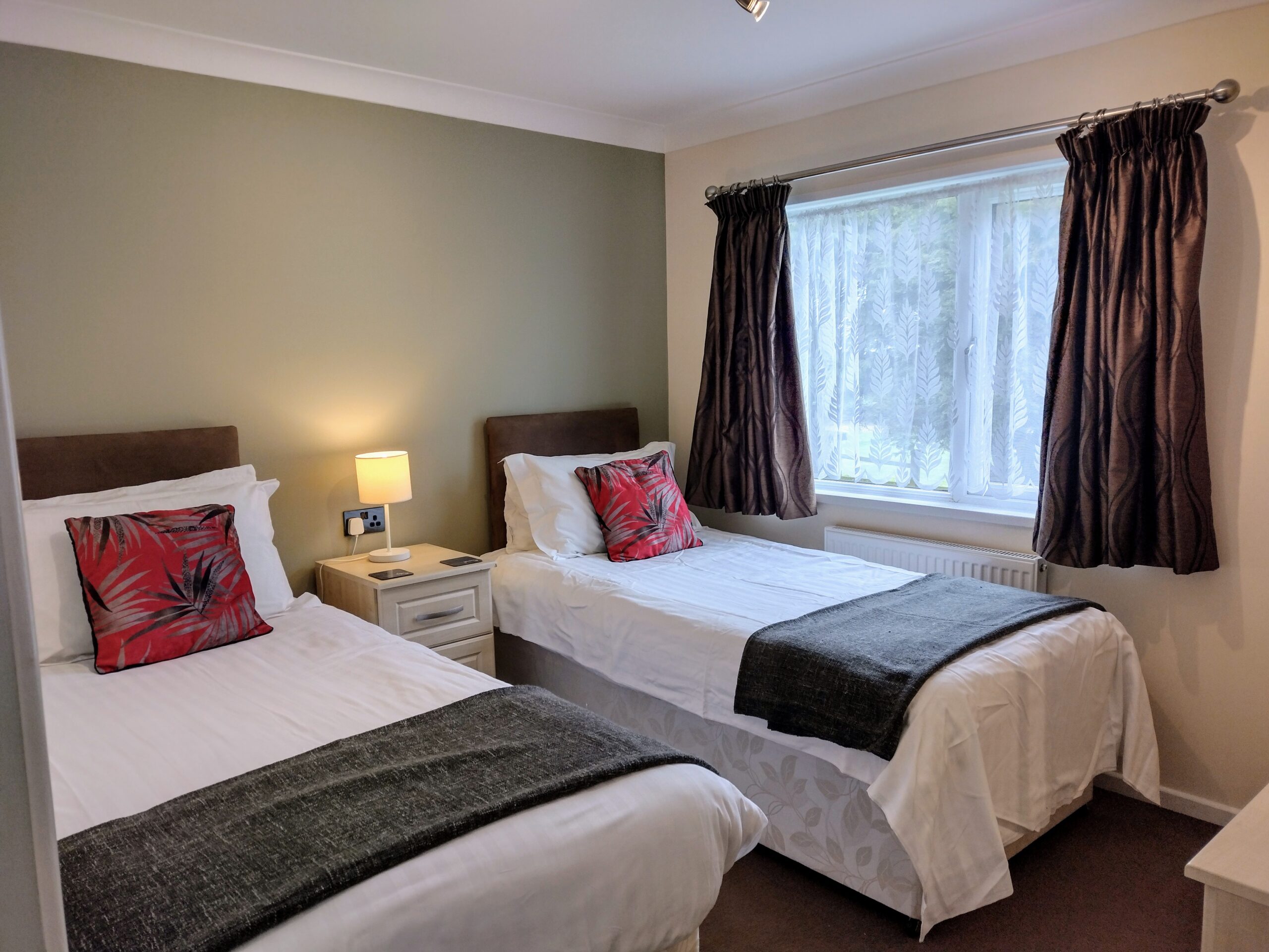 Apple Blossom twin bedroom